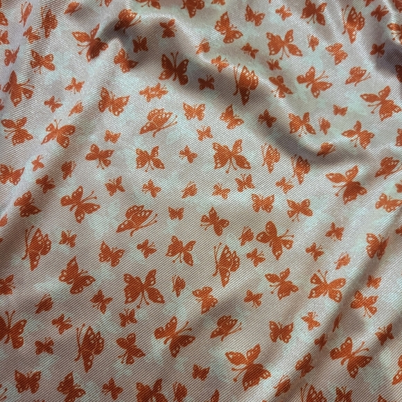 Urban Outfitters Women's Orange and Pink Butterfly Bodycon Mini Dress Size M - Picture 3 of 8